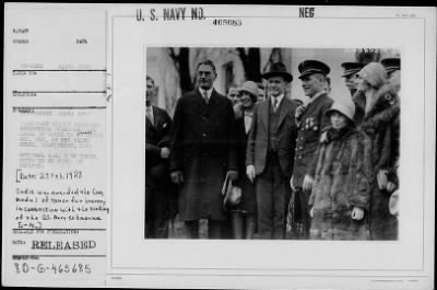 Thumbnail for 1928 > Pres. Coolidge presents Congressional Medal of Honor to Thomas Eadie, USN