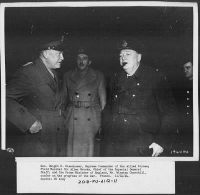 Thumbnail for 1944 > Field Marshal Sir Allen Brooke and Winston Churchill