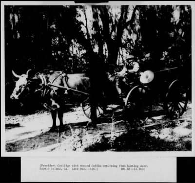 Thumbnail for 1928 > Pres. Coolidge with Howard Coffin deer hunting