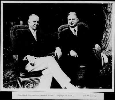 Thumbnail for 1928 > Pres. Coolidge with Herbert Hoover