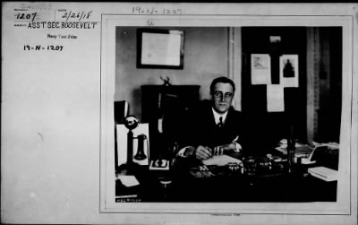 Thumbnail for 1918 > Assistant Secretary Roosevelt