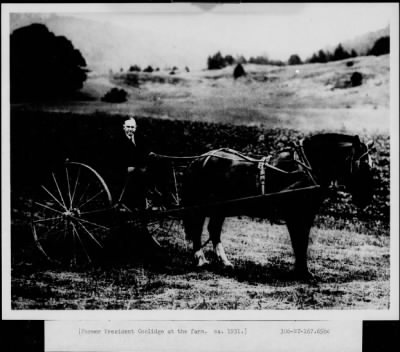 Thumbnail for 1931 > Former President Coolidge at the farm