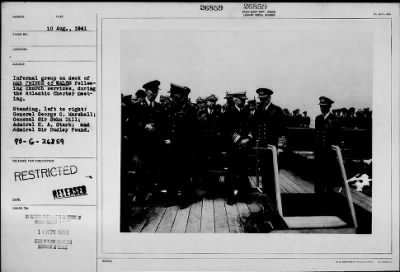 Thumbnail for 1941 > Atlantic Charter Meeting