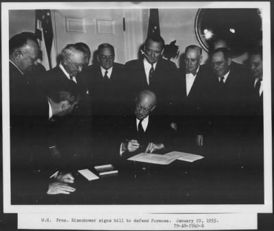 1955 > Bill to defend Formosa