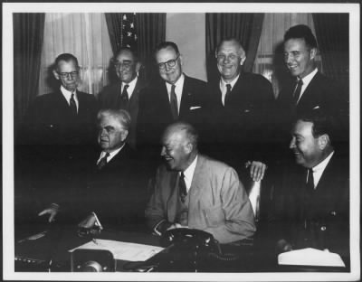 Thumbnail for 1956 > Members of the President's Citizen Advisers on the Mutual Security Program