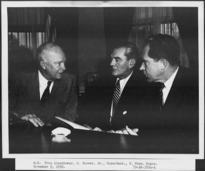 Thumbnail for 1956 > H. Hoover Jr. and VP Nixon