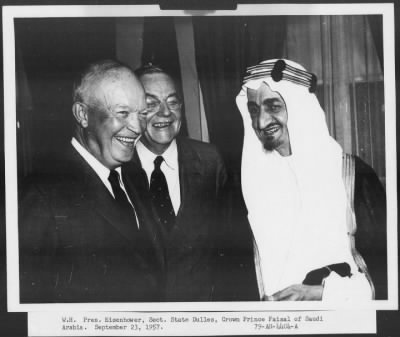 Thumbnail for 1957 > Sec. of State Dulles with Crown Prince Faisal of Saudi Arabia