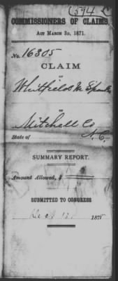 Thumbnail for Mitchell > Whitfield M. Sparks (16305)