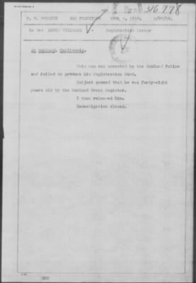 Old German Files, 1909-21 > Louis Williams (#316778)