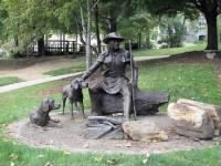 Daniel Boone Sculpture on the campus of Appalachian State University.jpg