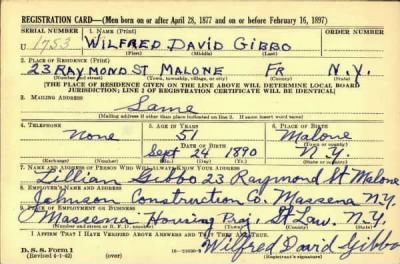 Thumbnail for Wilfred David > Gibbo, Wilfred David (1890)