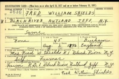 Thumbnail for Fred William > Shields, Fred William (1896)