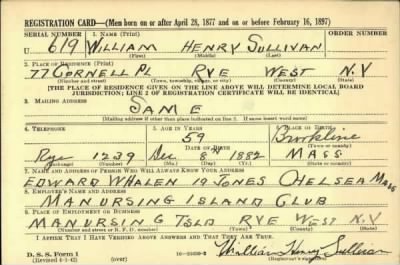 Thumbnail for William Henry > Sullivan, William Henry (1882)