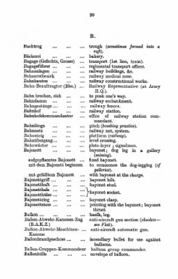 Thumbnail for Germany > Vocabulary of German Military Terms and Abbreviations