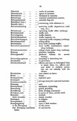 Thumbnail for Germany > Vocabulary of German Military Terms and Abbreviations