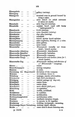 Thumbnail for Germany > Vocabulary of German Military Terms and Abbreviations