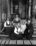 Esther, Francis, mother Frances Folsom, Marion, Richard, and former President Grover Cleveland..jpg