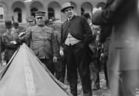 Thumbnail for Secretary Dickinson in 1911 inspecting army equipment.jpg