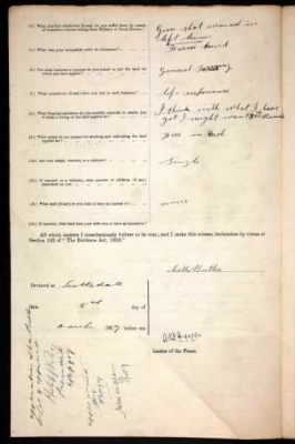 Thumbnail for LSD 190 Applications to lease land under Returned Soldiers Settlement Act 1917-1919 > 5/SS Charles Morton Butler