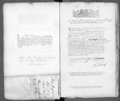 Thumbnail for WO 121: Discharge Documents of Pensioners > Piece 026: 1796 (Certificates of Service)