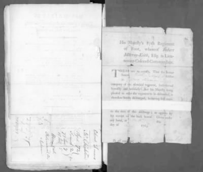 Thumbnail for WO 121: Discharge Documents of Pensioners > Piece 026: 1796 (Certificates of Service)