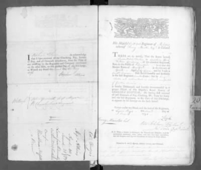 Thumbnail for WO 121: Discharge Documents of Pensioners > Piece 026: 1796 (Certificates of Service)