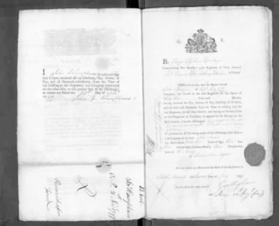 Thumbnail for WO 121: Discharge Documents of Pensioners > Piece 146: 1796-1797 (Certificates of Service and Related Correspondence)