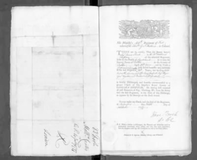 Thumbnail for WO 121: Discharge Documents of Pensioners > Piece 146: 1796-1797 (Certificates of Service and Related Correspondence)