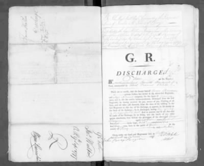 Thumbnail for WO 121: Discharge Documents of Pensioners > Piece 146: 1796-1797 (Certificates of Service and Related Correspondence)