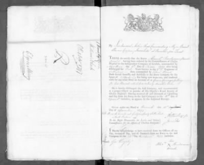 Thumbnail for WO 121: Discharge Documents of Pensioners > Piece 146: 1796-1797 (Certificates of Service and Related Correspondence)