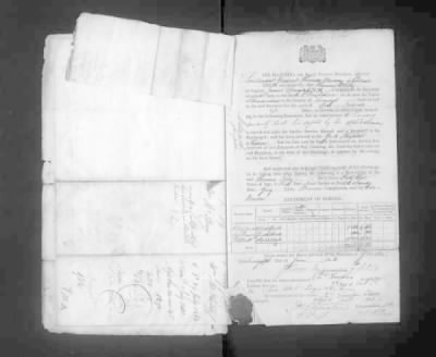 Thumbnail for WO 121: Discharge Documents of Pensioners > Piece 176: 1813-1814 (Certificates of Service and Related Correspondence)