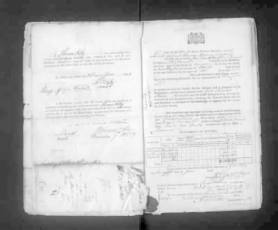 Thumbnail for WO 121: Discharge Documents of Pensioners > Piece 176: 1813-1814 (Certificates of Service and Related Correspondence)