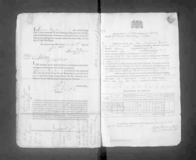 Thumbnail for WO 121: Discharge Documents of Pensioners > Piece 176: 1813-1814 (Certificates of Service and Related Correspondence)