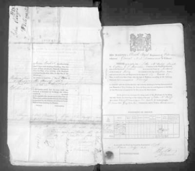 Thumbnail for WO 121: Discharge Documents of Pensioners > Piece 176: 1813-1814 (Certificates of Service and Related Correspondence)