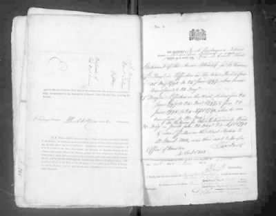 Thumbnail for WO 121: Discharge Documents of Pensioners > Piece 176: 1813-1814 (Certificates of Service and Related Correspondence)