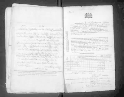 Thumbnail for WO 121: Discharge Documents of Pensioners > Piece 176: 1813-1814 (Certificates of Service and Related Correspondence)