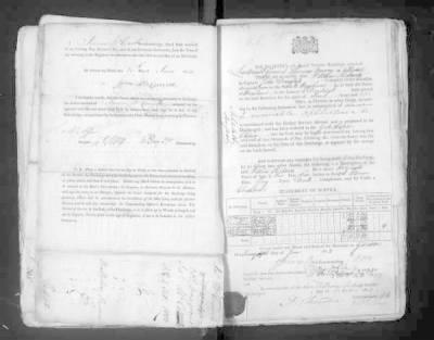 Thumbnail for WO 121: Discharge Documents of Pensioners > Piece 176: 1813-1814 (Certificates of Service and Related Correspondence)