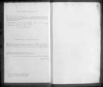 Thumbnail for Royal Hospital, Kilmainham: Pensioners' Discharge Documents (Certificates of Service) > Piece 07: 1763-1821 (A 2017 - A 2211 and B 2115 )