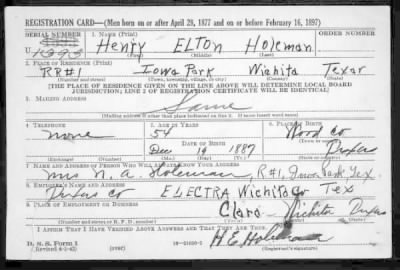 Henry Elton > Holeman, Henry Elton (1887)