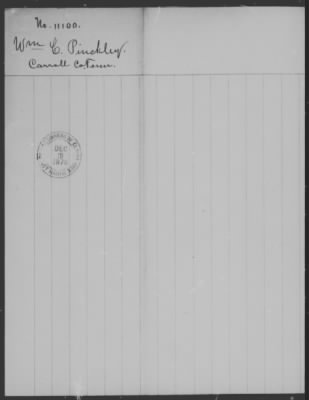 Carroll > William C. Pinckley (11100)