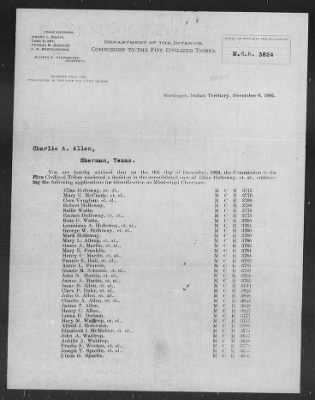 MCR 3765 - MCR 3864 > MCR 3824 (Allen, Charlie A)