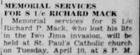 Thumbnail for Mack, Richard Patrick_NR_07 April 1945.JPG