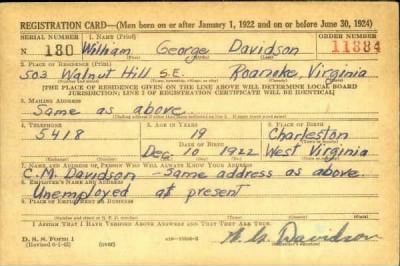 Thumbnail for William George > Davidson, William George