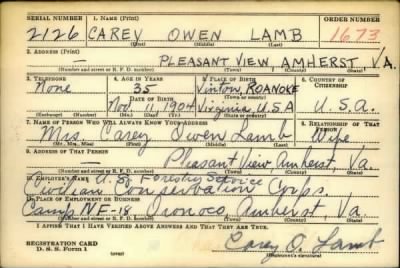 Thumbnail for Carey Owen > Lamb, Carey Owen