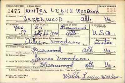 Thumbnail for Walter Lewis > Woodson, Walter Lewis