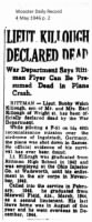 Thumbnail for Killough_Bobby_obit_DR4May1946.jpg