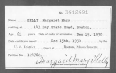 Thumbnail for 1930 > KELLY Margaret Mary