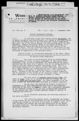 Thumbnail for Economic Matters: Five-Year Plans, Living Conditions, Internal And International Socialist Labor Affairs, Insurance > 861.504/334-861.504 Labor And Socialist International/69