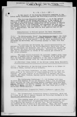 Thumbnail for Economic Matters: Five-Year Plans, Living Conditions, Internal And International Socialist Labor Affairs, Insurance > 861.504/334-861.504 Labor And Socialist International/69