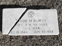 Thumbnail for BORIN, Wade Hampton_Military Headstone.jpg